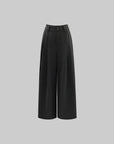 WARDEN EDGE Pinstripe Suit Set with Blazer Shirt and Wide Trousers