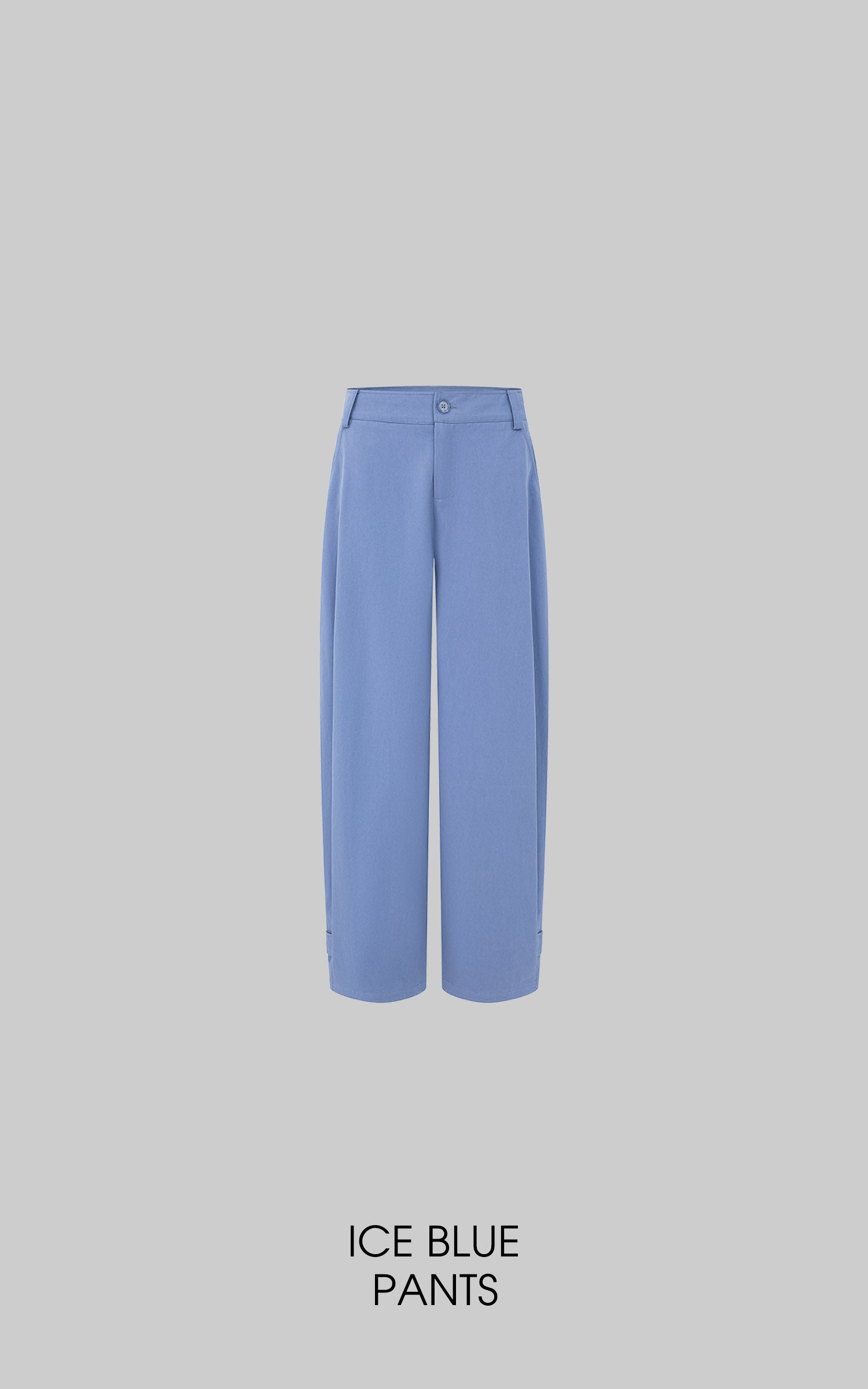 IAMXIAA Adjustable Hem Balloon Wide-Leg Pants
