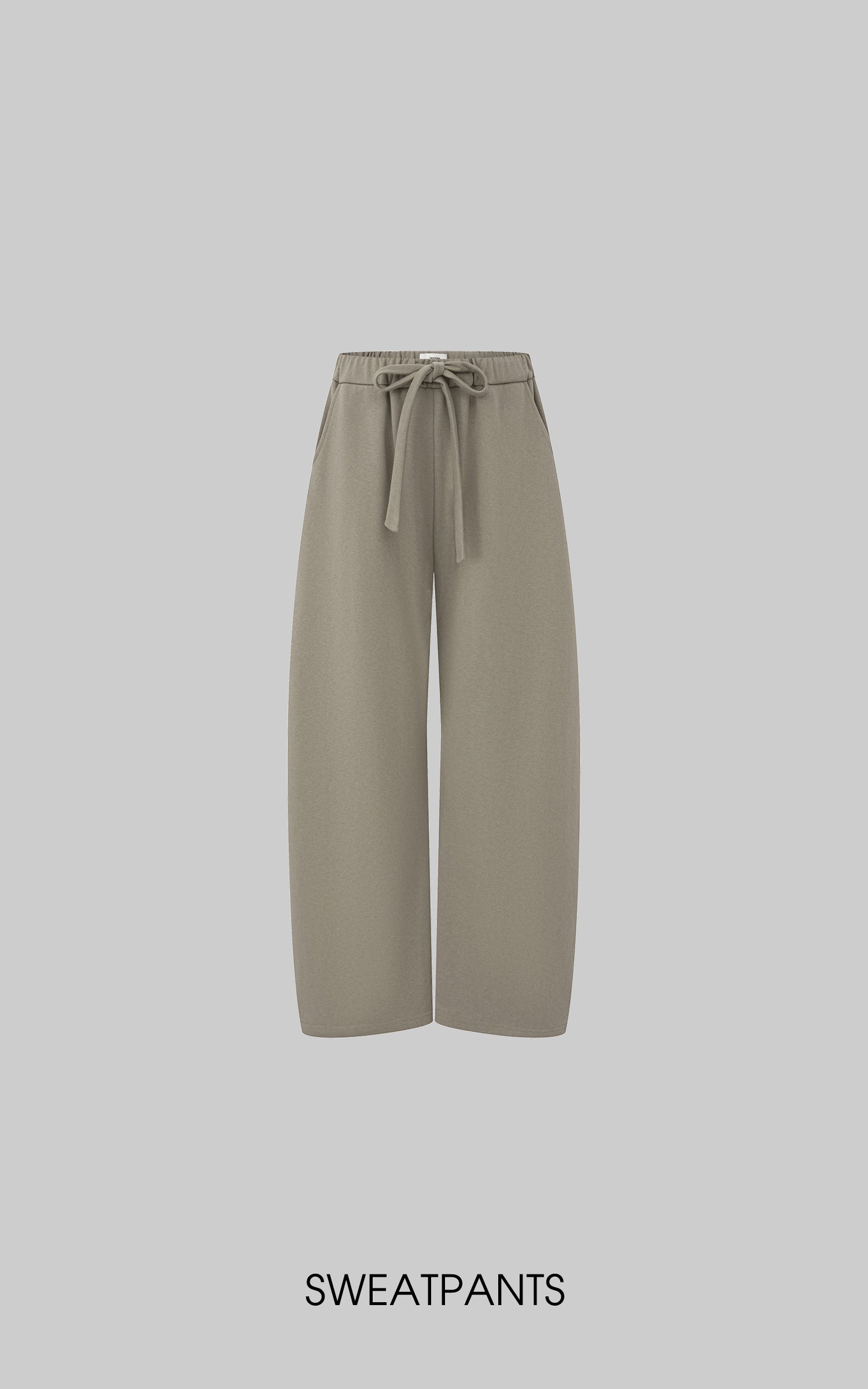 IAMXIAA 페이크 퍼 트림 후드 집업 재킷 &amp; 와이드 레그 스웨트팬츠 세트