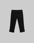Hydrae Slim Cropped Tailored Pants Low Rise Structured Capri Trousers Rolled Hem Fit