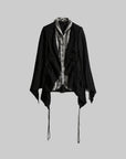 DOINDULGE Textured Striped Collar Shirt
