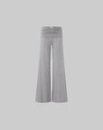 IAMXIAA Open-Back Draped Top & Wide-Leg Pants Set
