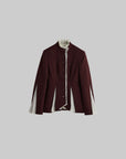 DOINDULGE Structured Panel Stand Collar Jacket