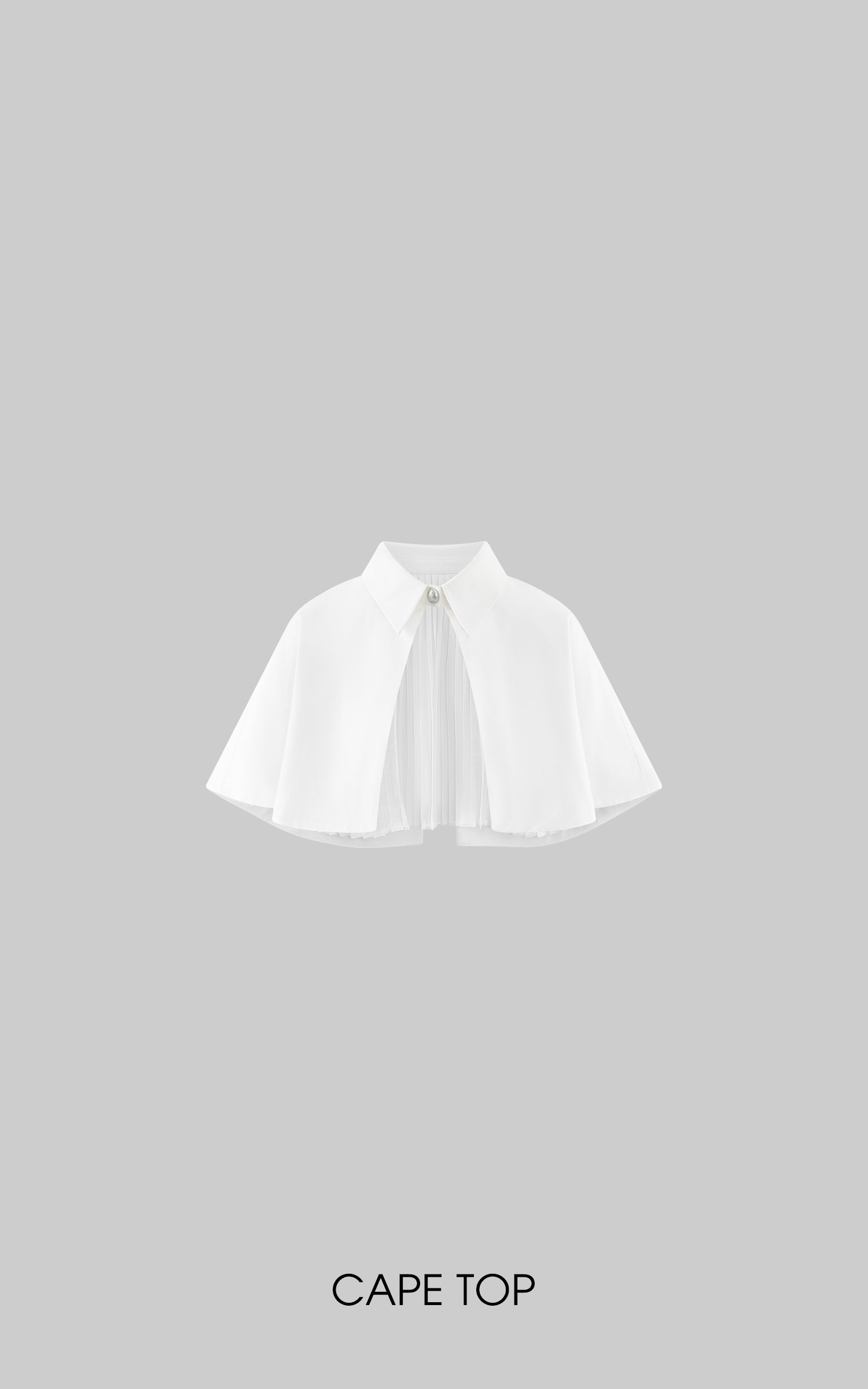 0122stepll Strapless Bustier &amp; Cape Top Set