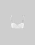 ROVENTE Lace Layered Tank Bra Draped Mini Skirt Set