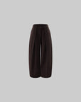 Rase le sol Voluminous Wide-Leg Tailored Pants