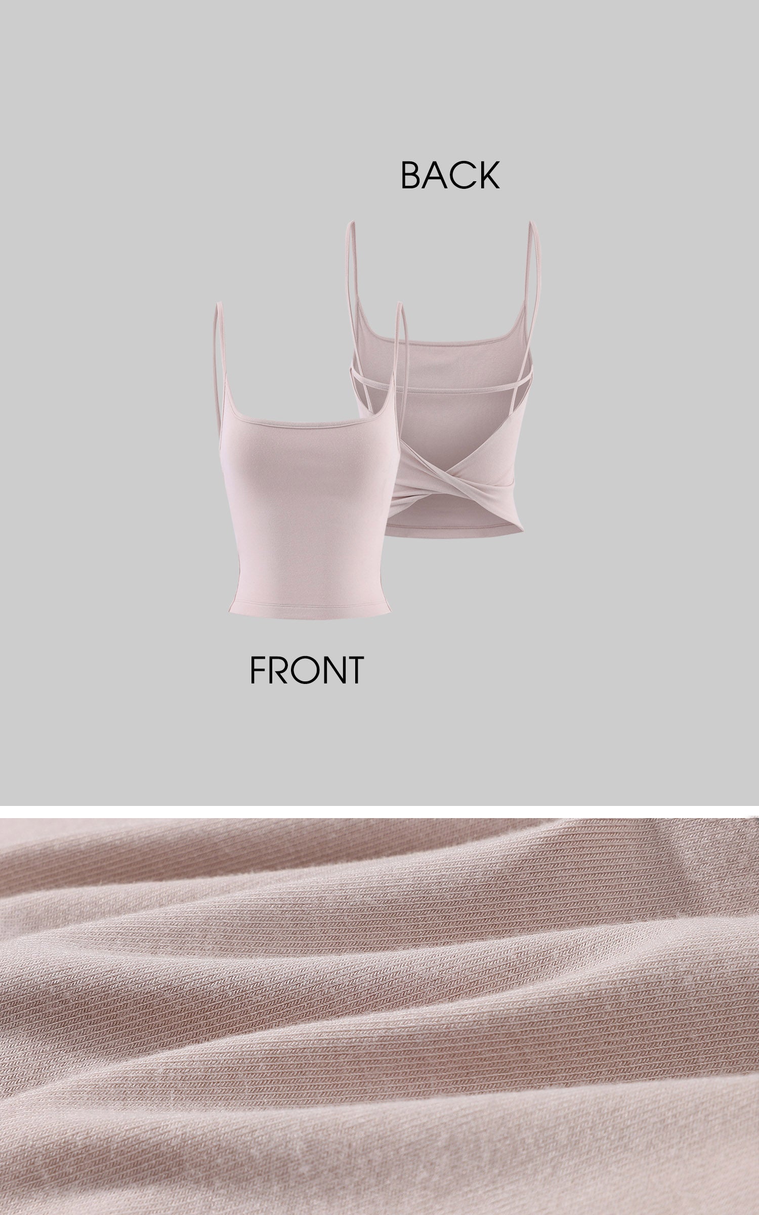 Hydrae Soft Sculpt Cross-Back Camisole Crop Top