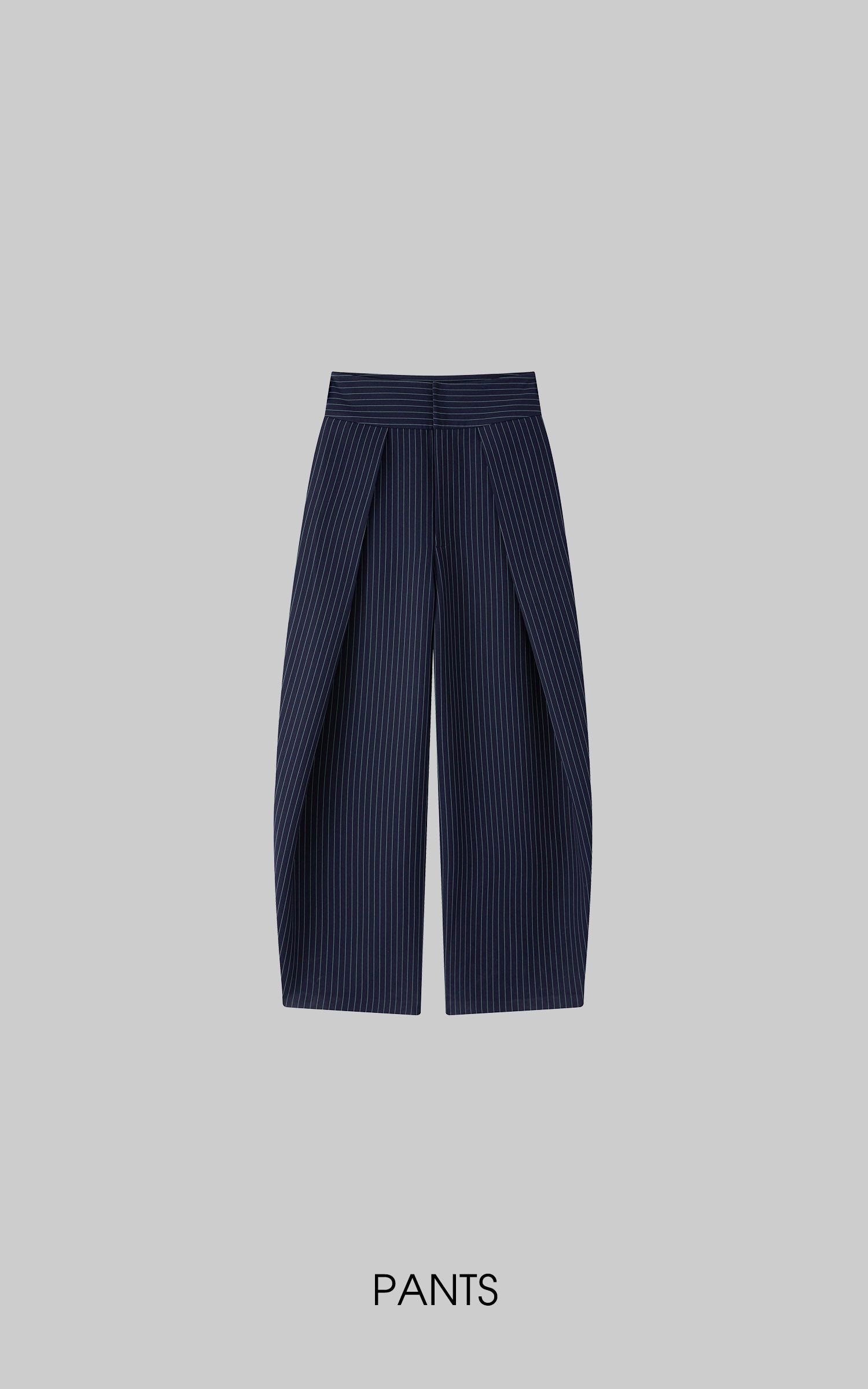 IAMXIAA Navy Layered Stripe Halter &amp; Slouchy V-Neck Top