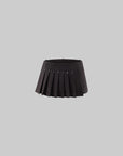 Rase le sol Mini-jupe-short plissée déstructurée