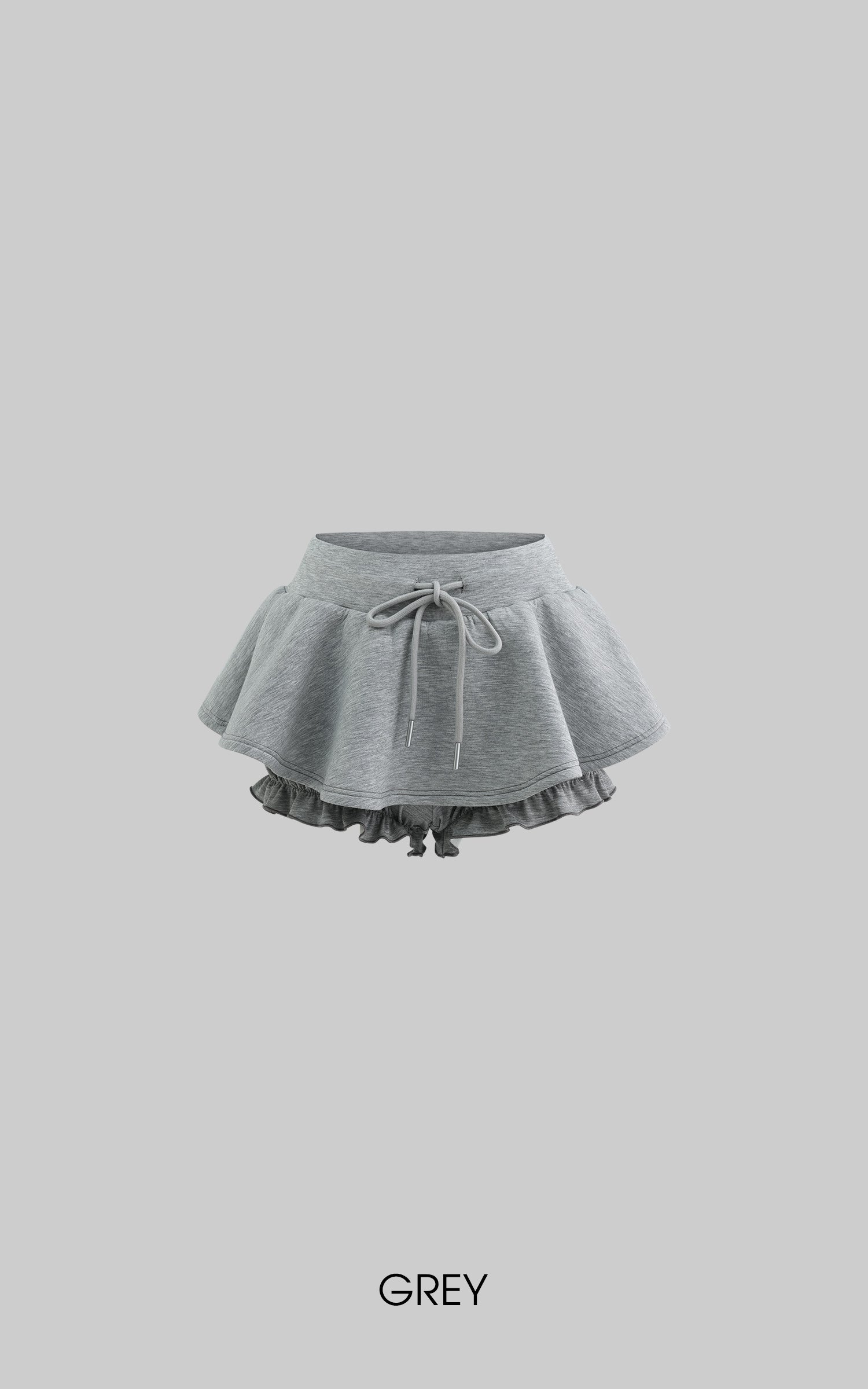 DreamyNerd Layered Ruffle Hem Mini Skirt - PINKPARKS