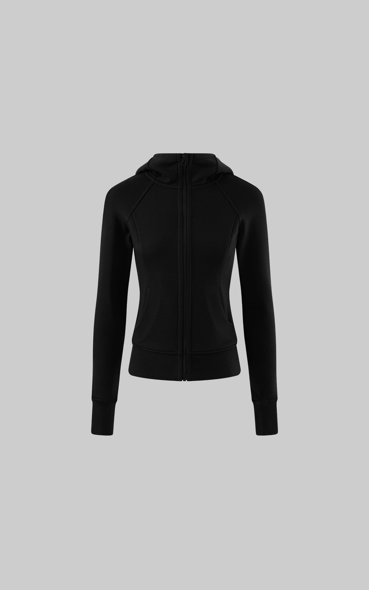 WARDEN EDGE Sculpted Zip-Up Hooded Jacket &amp; Shorts Set