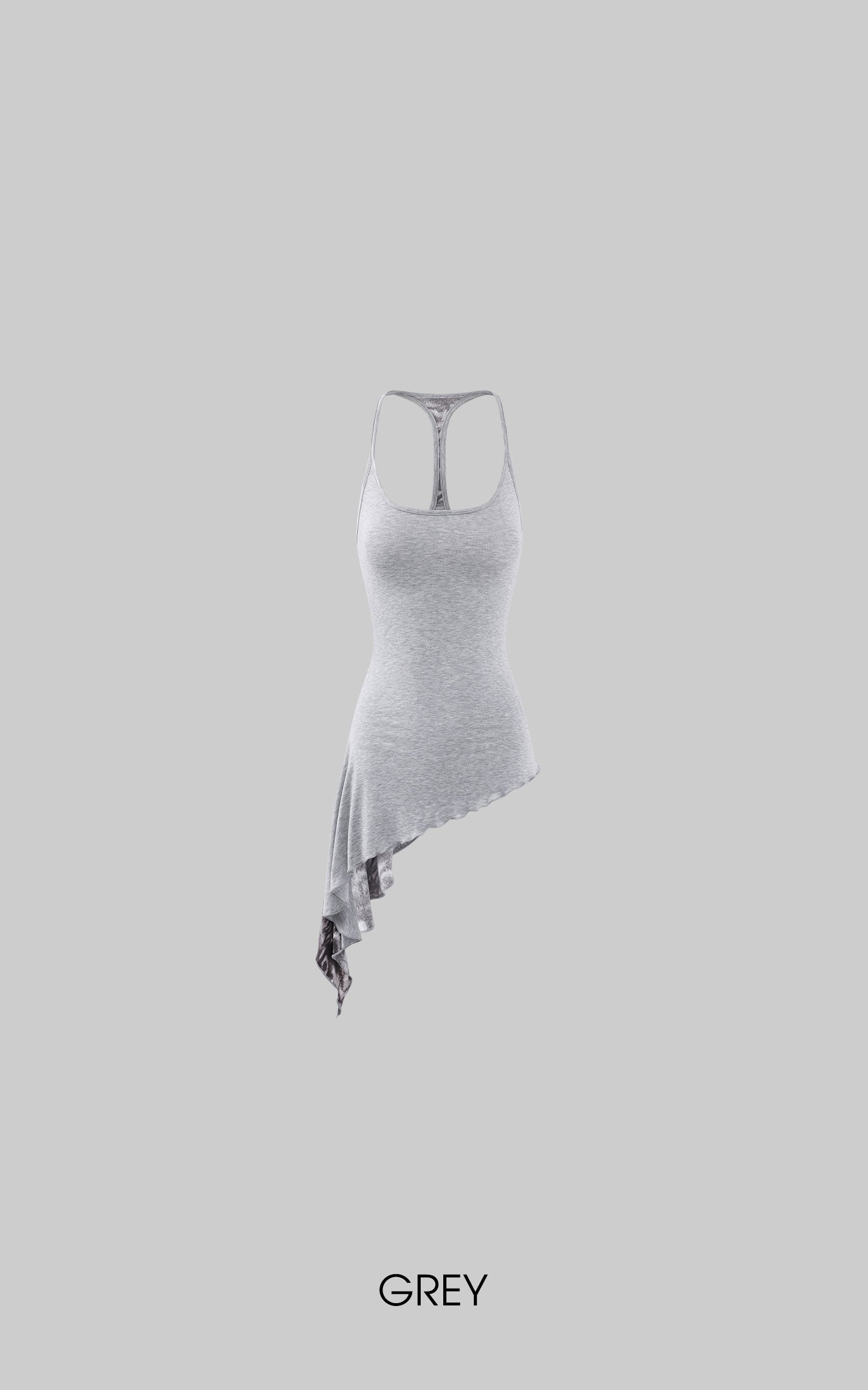 Rase le sol Asymmetric Layered Camisole Top