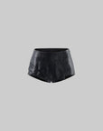 Rase le sol Draped Top & Asymmetric Skort Set