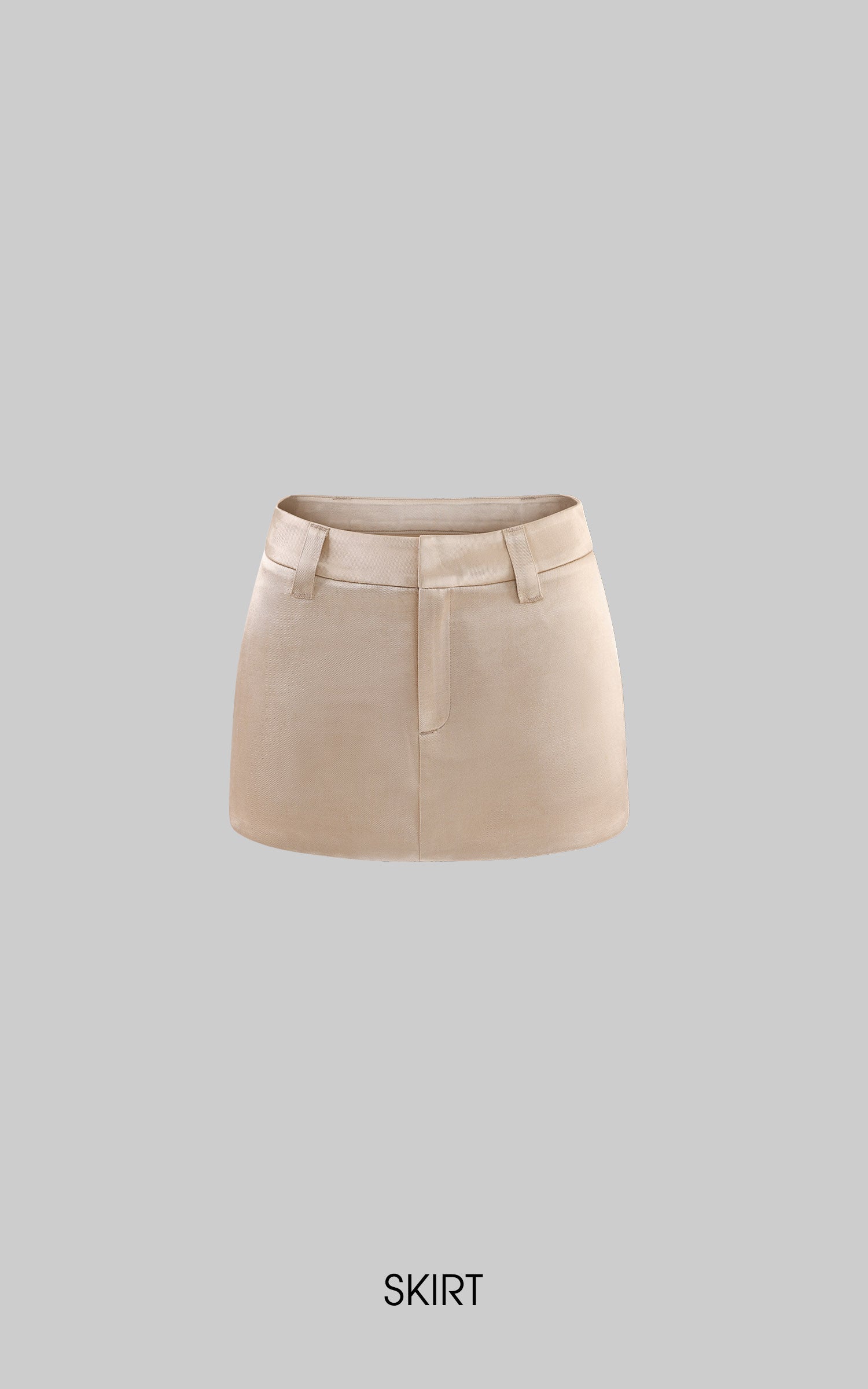 ROVENTE Ensemble haut dos nu transparent à sequins &amp; jupe mini en satin