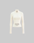 Rase le sol High Neck Long Sleeve Top