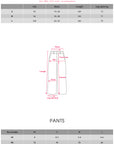 Rase le sol High Waist Contrast Panel Wide Leg Pants