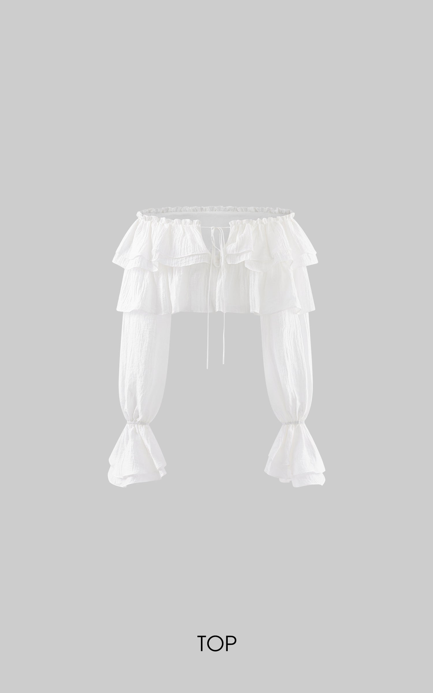 ROVENTE Ruffled Off-Shoulder Top &amp; Draped Skirt Set