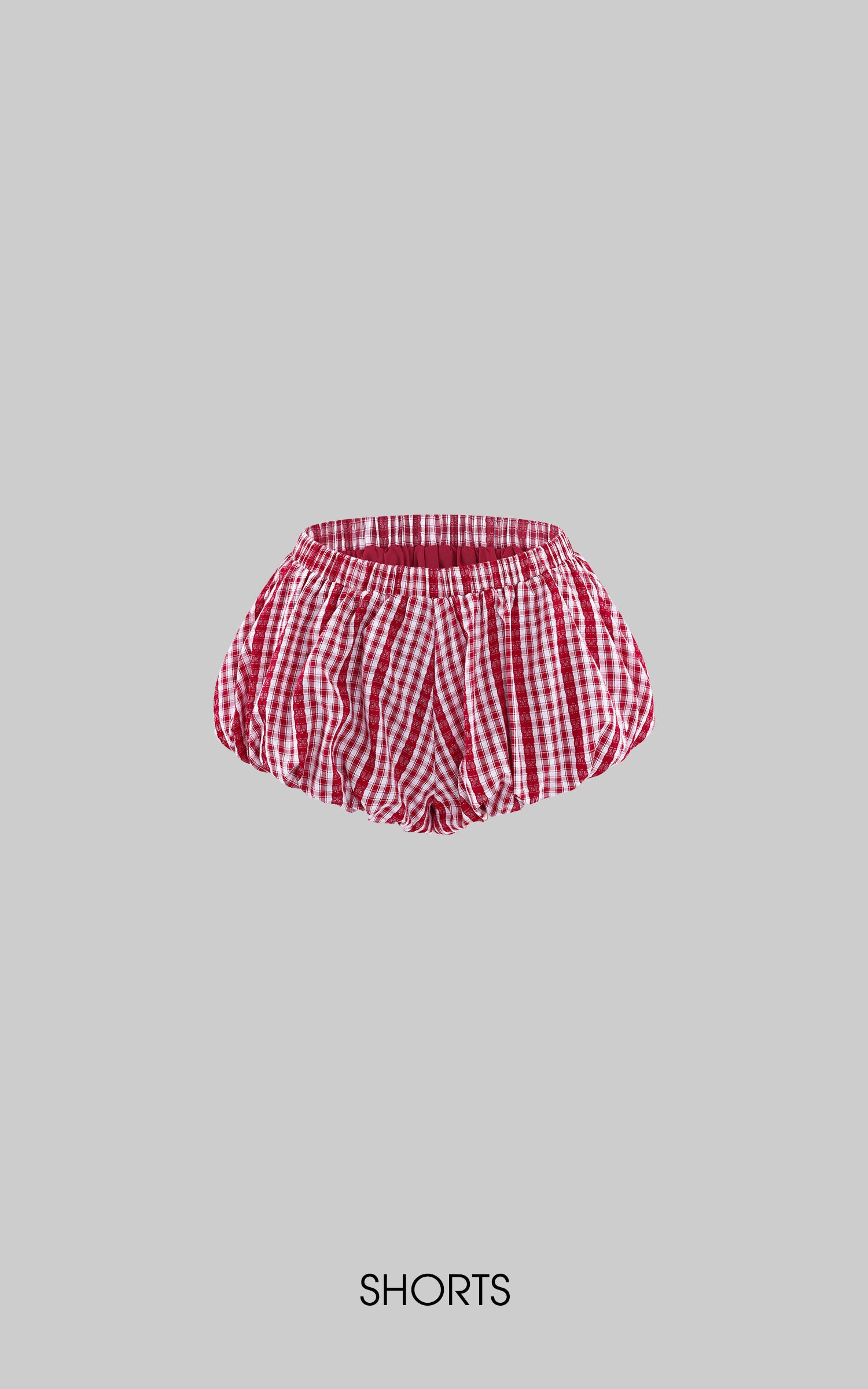 WARDEN EDGE Vintage Graphic Tank &amp; Lace Plaid Bralette Bubble Shorts Set