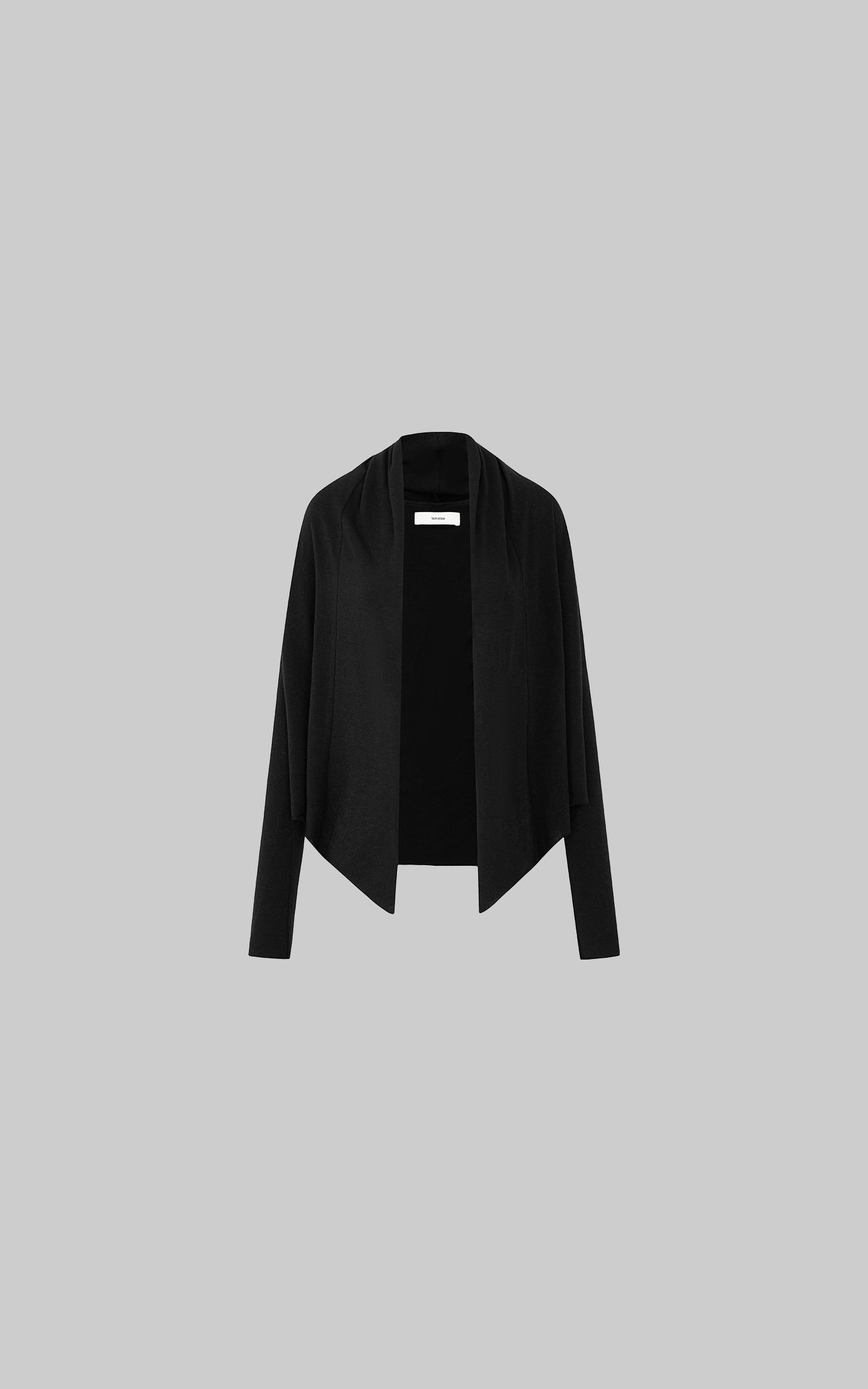 IAMXIAA Draped Tie-Front Long Sleeve Cardigan