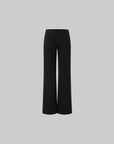 IAMXIAA Low-Rise Raw-Edge Tailored Flared Pants