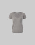 IAMXIAA T-shirt transparent à col en V avec poche