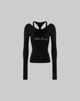 Rase le sol Deconstructed Long-Sleeve Shrug and Racerback Tank Set