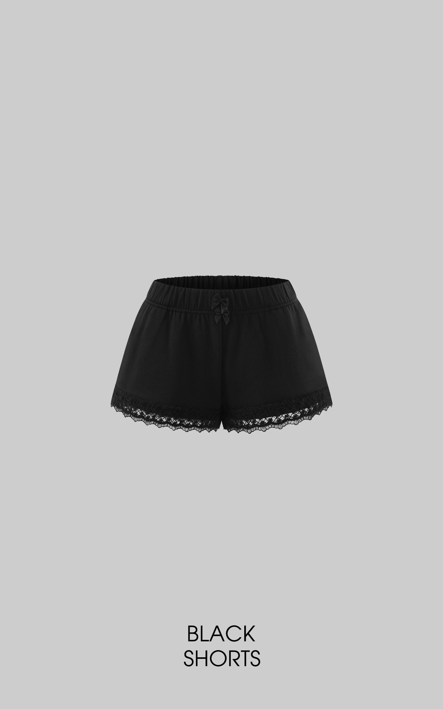 Hydrae Cropped Zip Hoodie &amp; Lace Trim Shorts Set