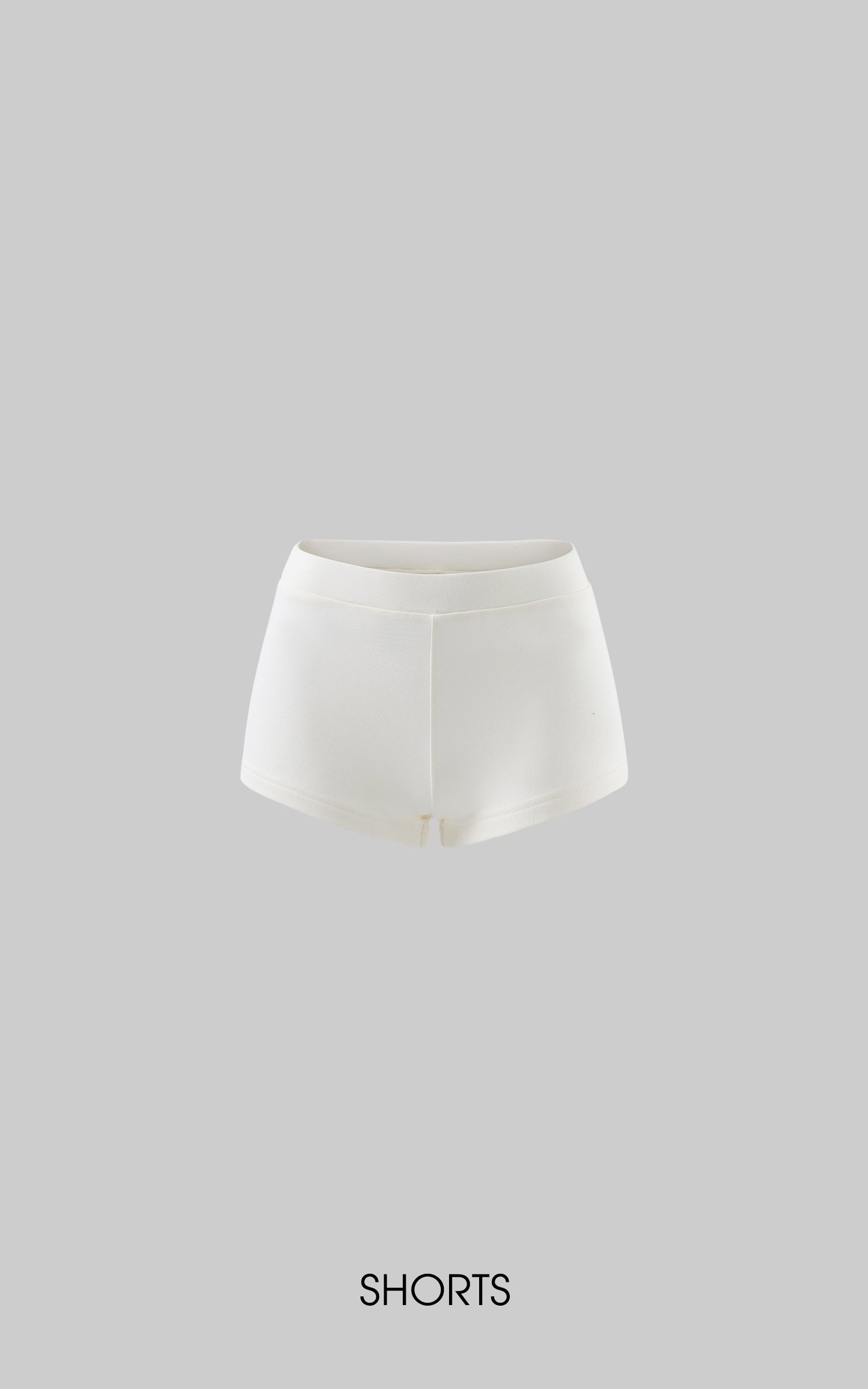 Rase le sol Deconstructed Wide-Neck Sweatshirt &amp; Micro Shorts Set