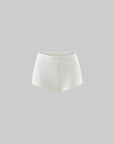 Rase le sol Deconstructed Wide-Neck Sweatshirt & Micro Shorts Set