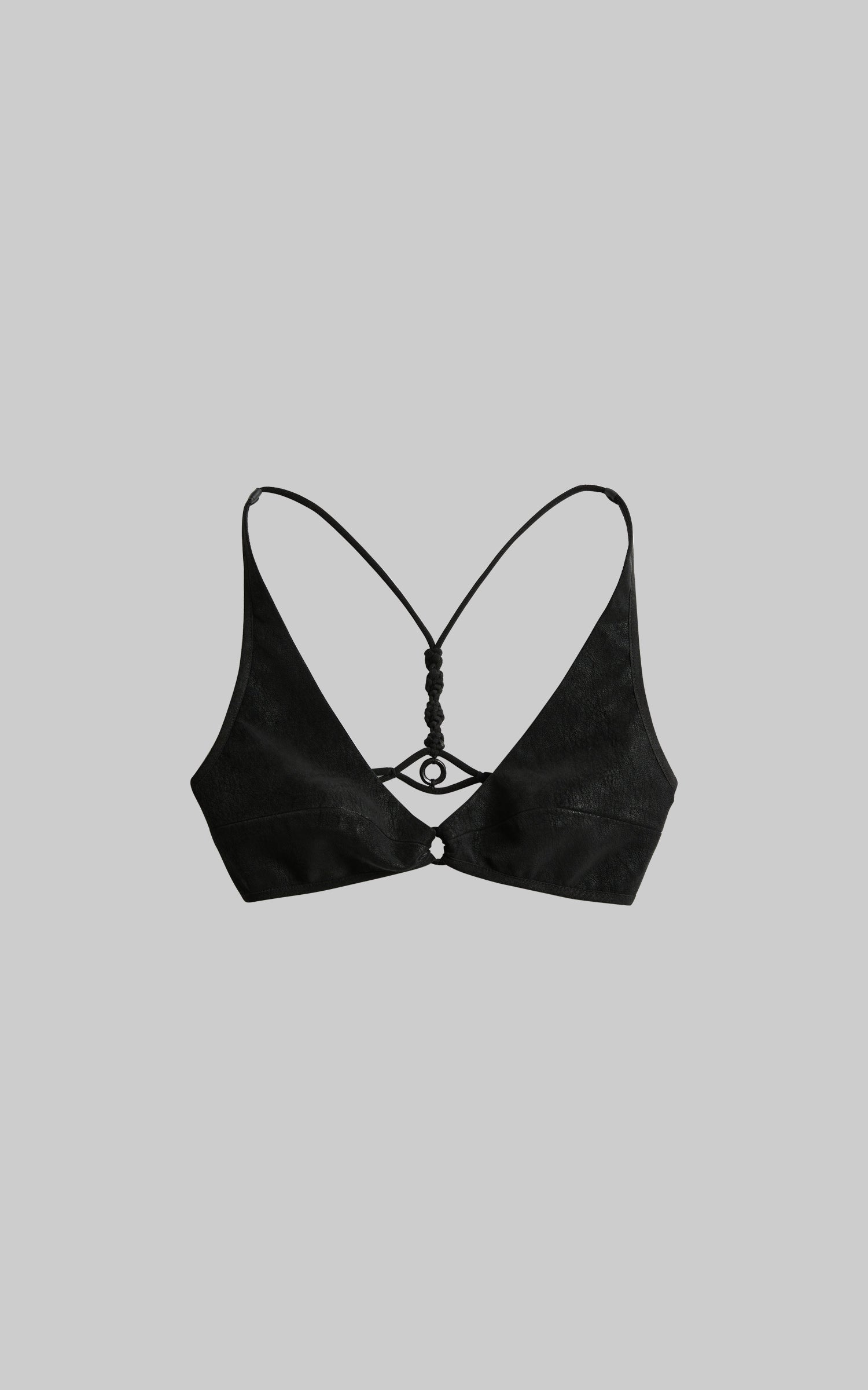 DOINDULGE Braided Strap Detail Bralette Top