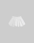 Rase le sol High-Waist Skirt with Bubble Hem