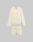 Rase le sol Oversized Fuzzy Hoodie Set
