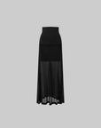 IAMXIAA Sheer Mesh Maxi Skirt