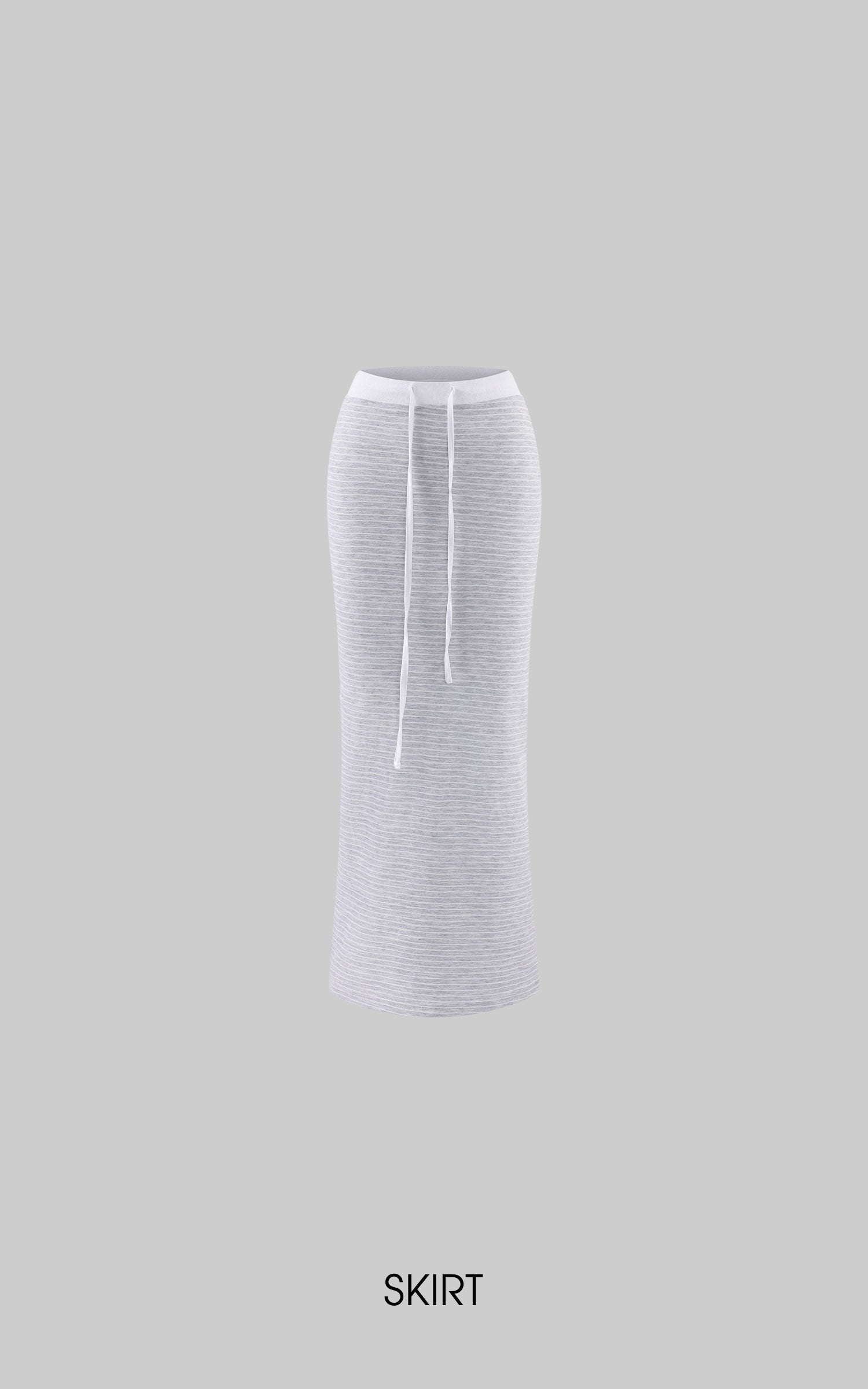 Hydrae Ensemble haut tube en maille rayée &amp; jupe longue