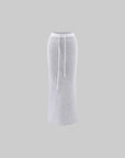 Hydrae Ensemble haut tube en maille rayée & jupe longue