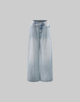 0122stepll Relaxed Wide-Leg Denim Trousers