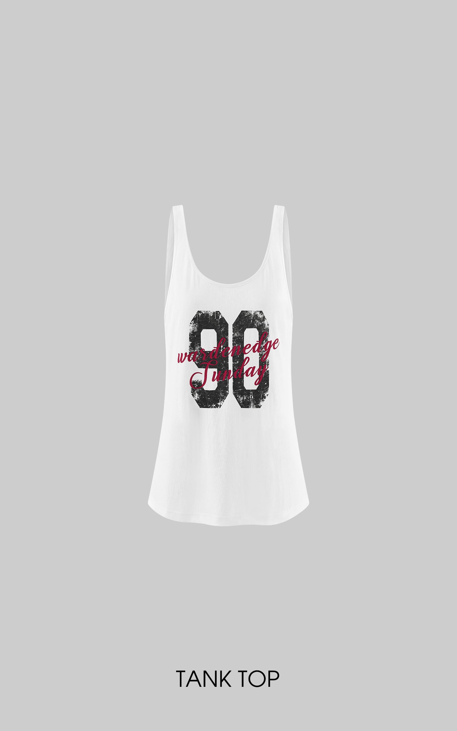 WARDEN EDGE Graphic Tank Top &amp; Strappy Bra Set