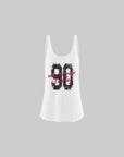 WARDEN EDGE Graphic Tank Top & Strappy Bra Set