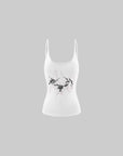 Rase le sol Angel Print Fitted Camisole Top