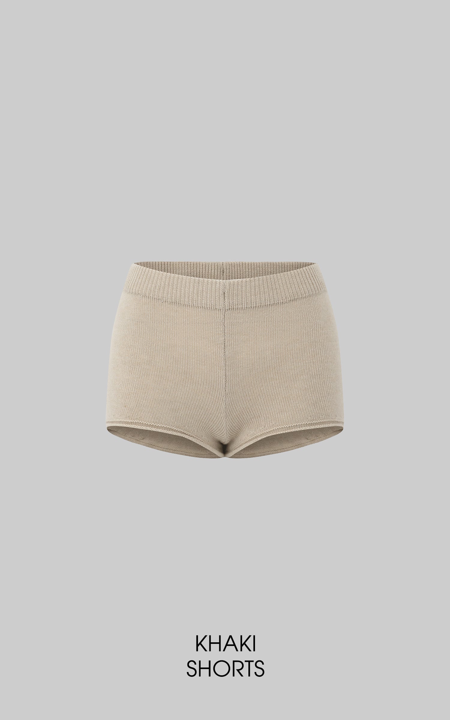 IAMXIAA Ensemble haut en maille et short avec boutons décoratifs