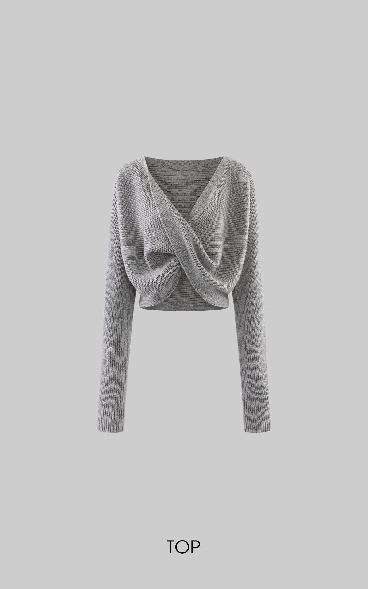 0122stepll Draped Knit Top &amp; Asymmetric Maxi Skirt Set