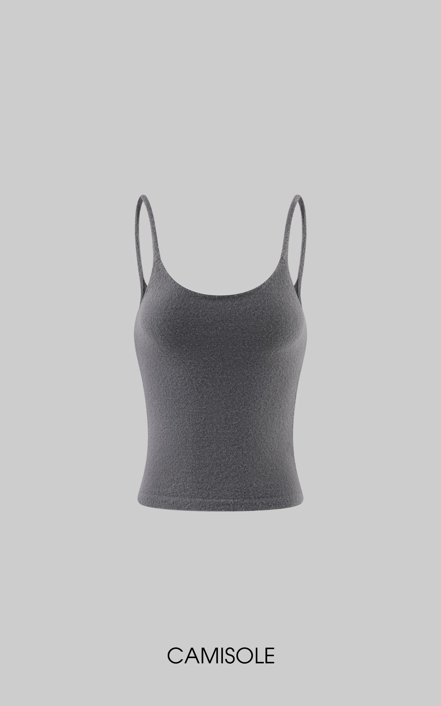 WARDEN EDGE Brushed Knit Hoodie Camisole &amp; Wide-Leg Pants Set