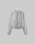 WARDEN EDGE Oversized Sherpa-Lined Zip-Up Hoodie