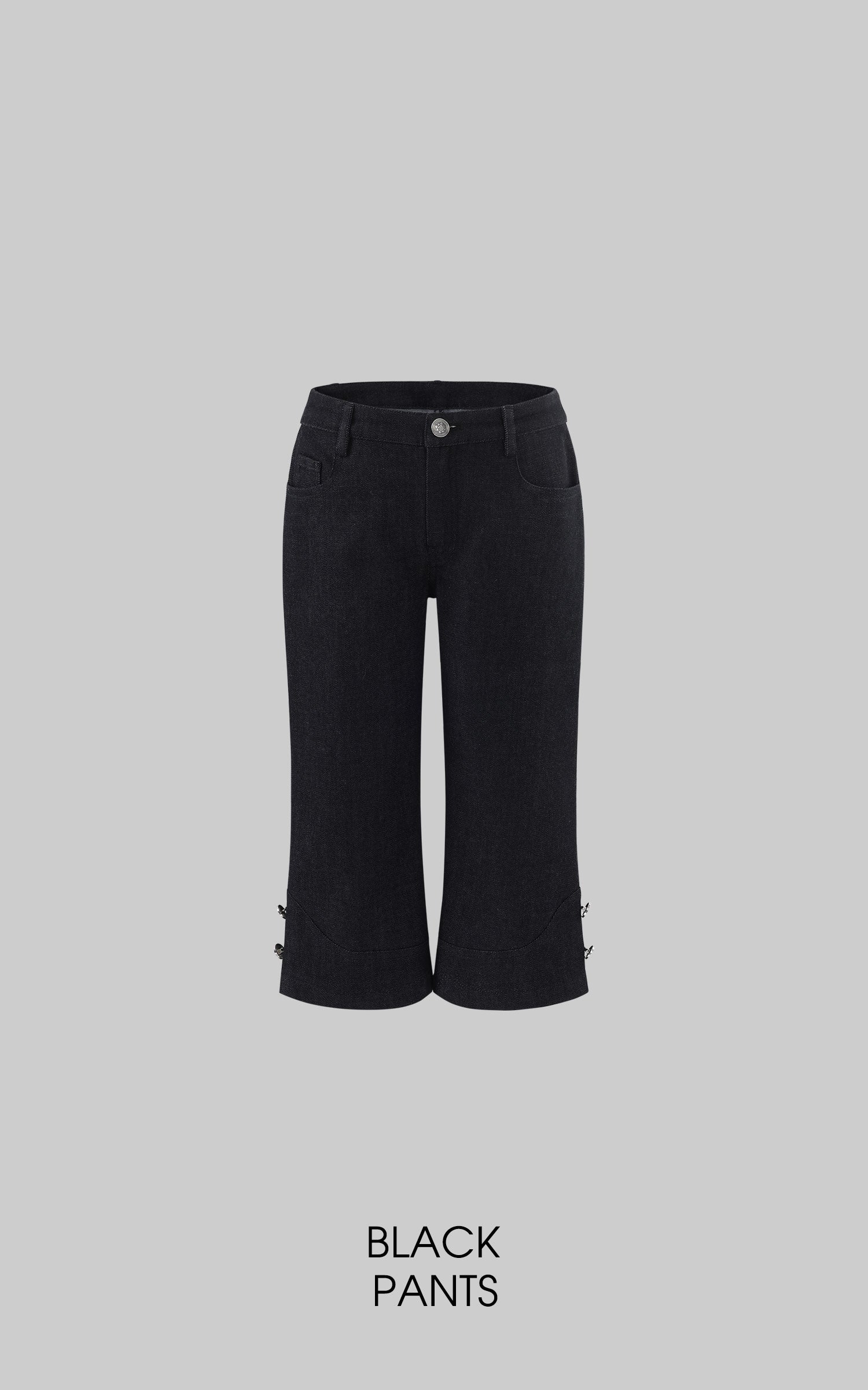 Hydrae Tailored Knee Length Wide Leg Pants