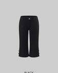 Hydrae Tailored Knee Length Wide Leg Pants