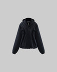 Rase le sol Sculptural Oversized Hoodie with Structured Drape