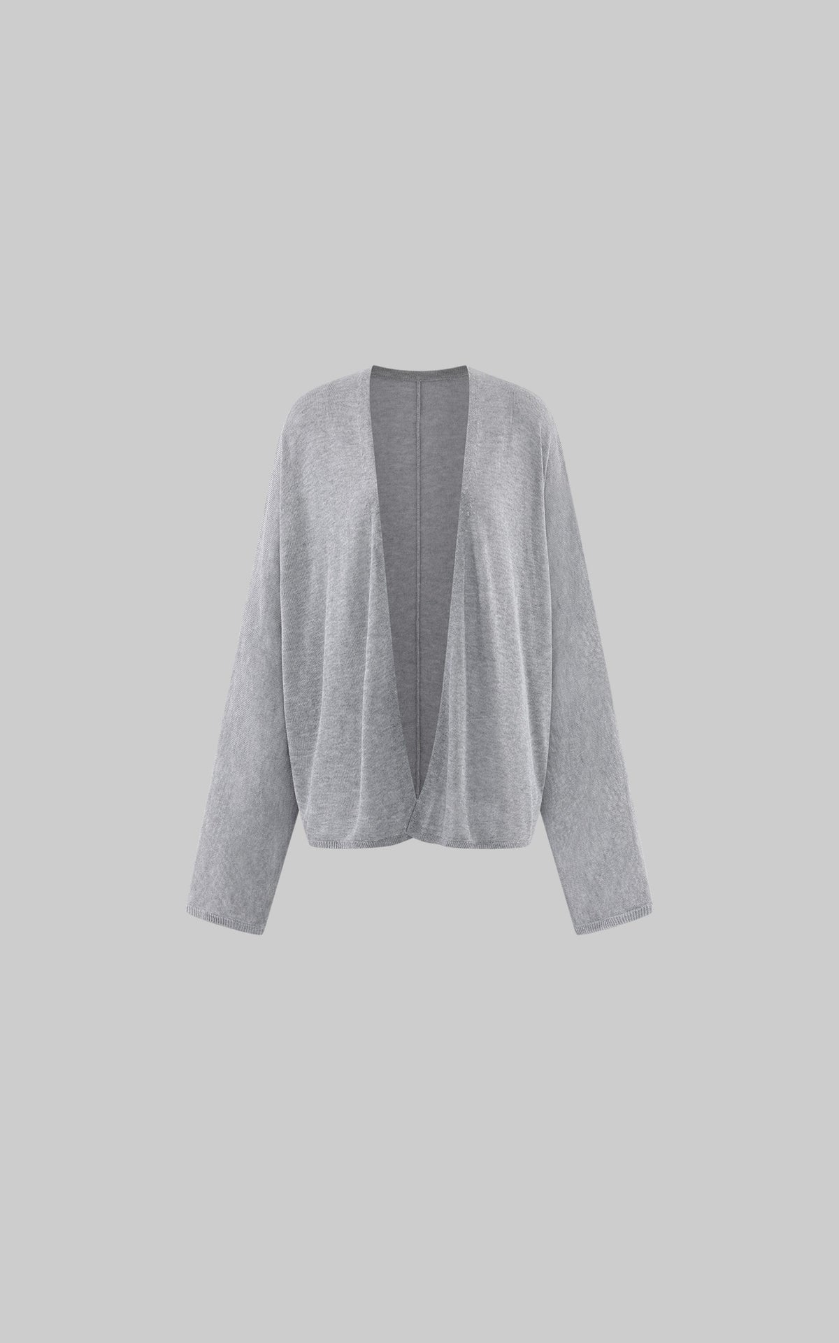Hydrae Weightless Drape Oversized Sheer Knit Cardigan