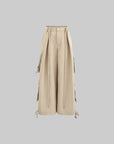 Rase le sol Exaggerated Wide-Leg Utility Cargo Pants