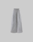 WARDEN EDGE Striped Wide-Leg Utility Lounge Pants