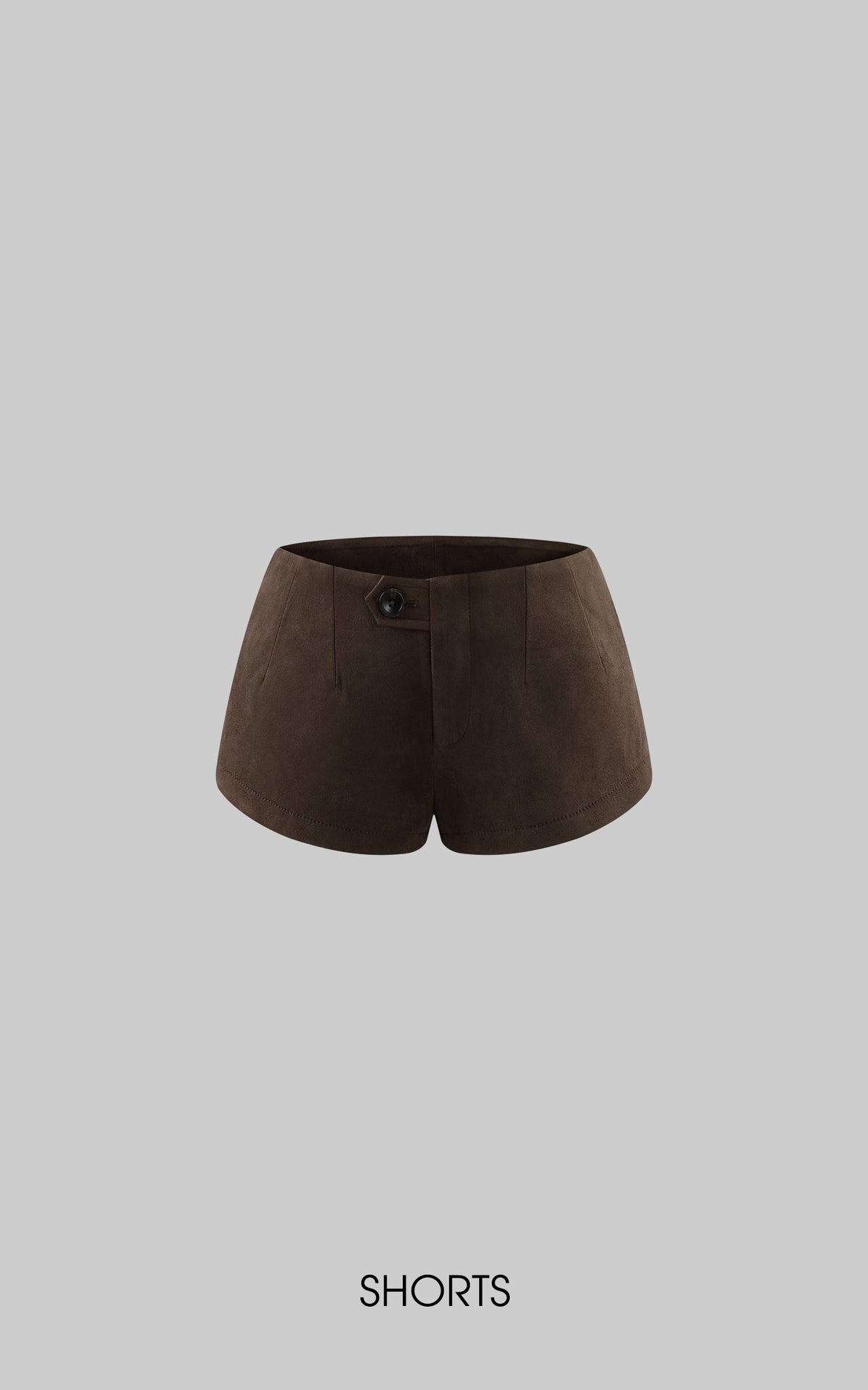 WARDEN EDGE Haut drapé épaules dénudées &amp; ensemble effet suédine Short